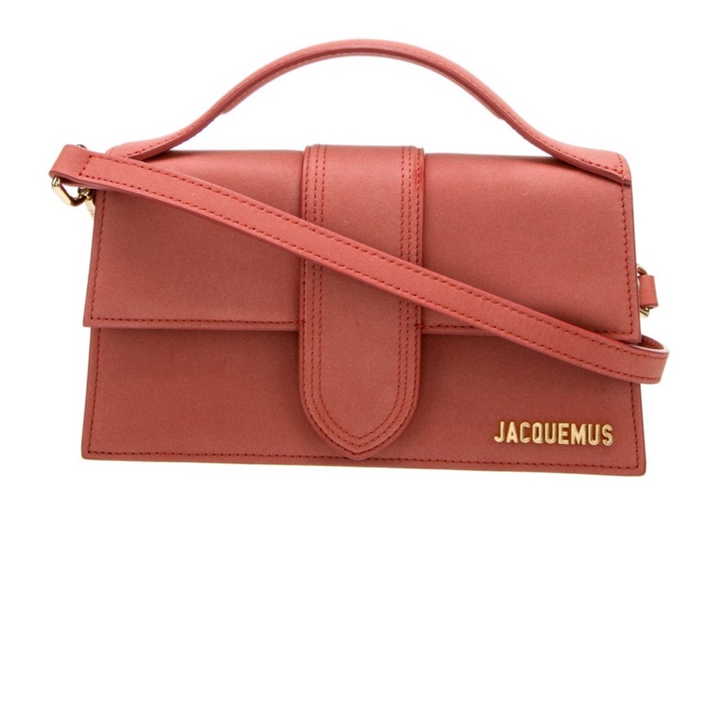 Jacquemus Red And Pink Crossbody Bag With Gold Hardware